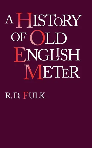Cover of A History of Old English Meter