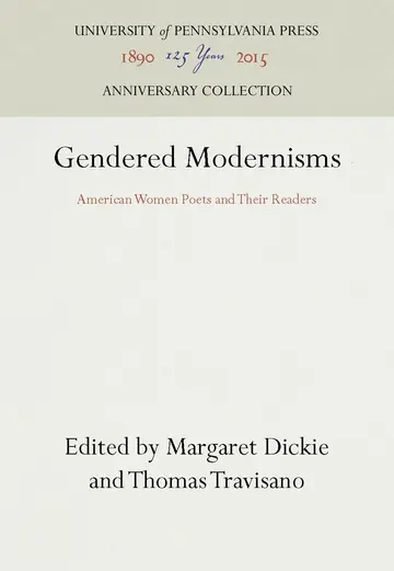 Cover of Gendered Modernisms