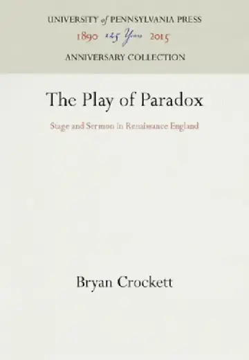 Cover of The Play of Paradox