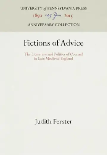 Cover of Fictions of Advice