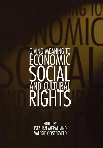 Cover of Giving Meaning to Economic, Social, and Cultural Rights