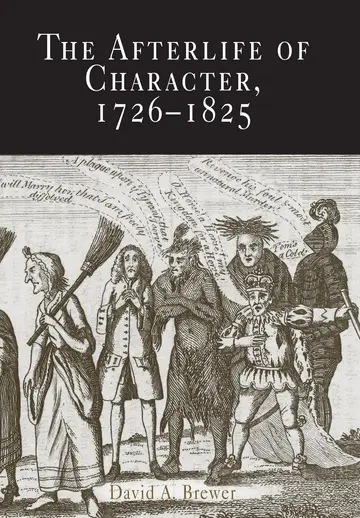 Cover of Afterlife of Character, 1726-1825