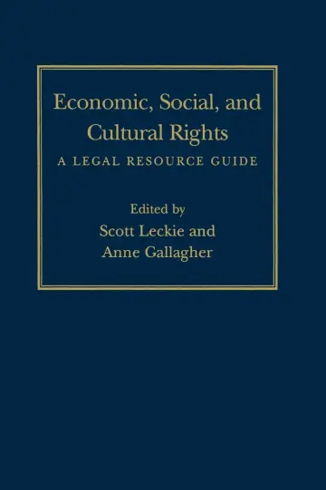 Cover of Economic, Social, and Cultural Rights