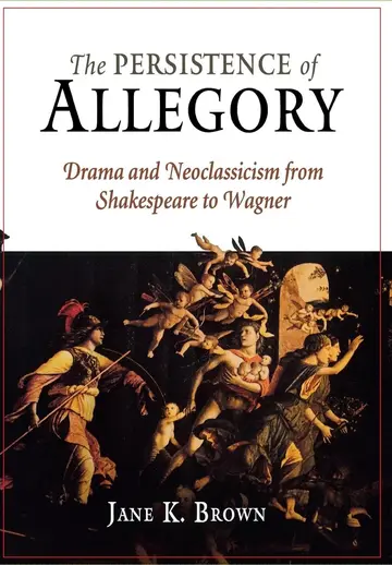 Cover of The Persistence of Allegory
