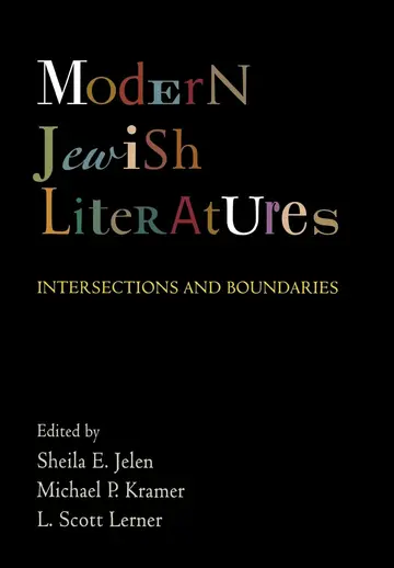 Cover of Modern Jewish Literatures