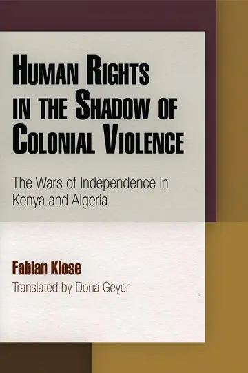 Cover of Human Rights in the Shadow of Colonial Violence