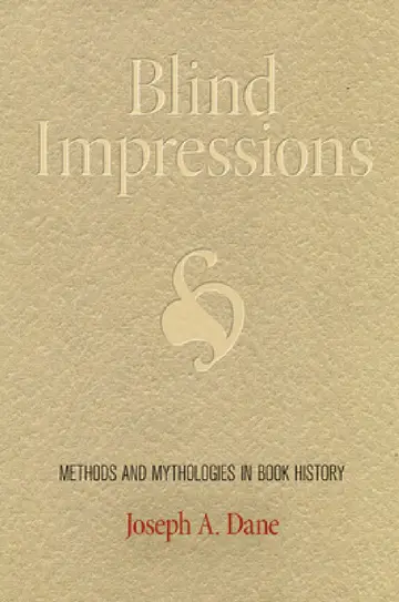 Cover of Blind Impressions