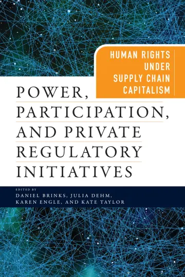 Cover of Power, Participation, and Private Regulatory Initiatives