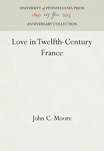 Cover of Love in Twelfth-Century France