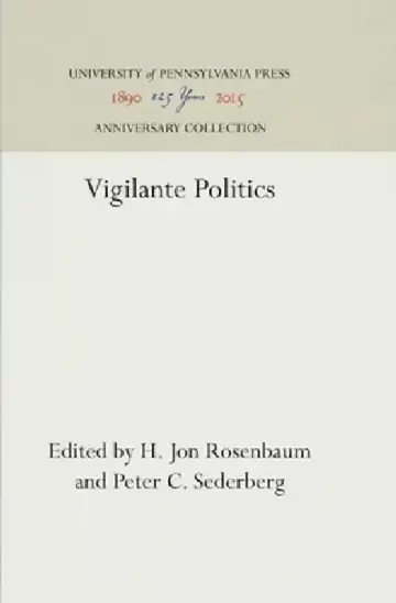 Cover of Vigilante Politics
