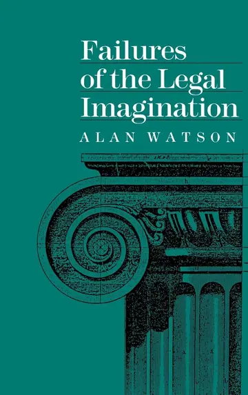 Cover of Failures of the Legal Imagination