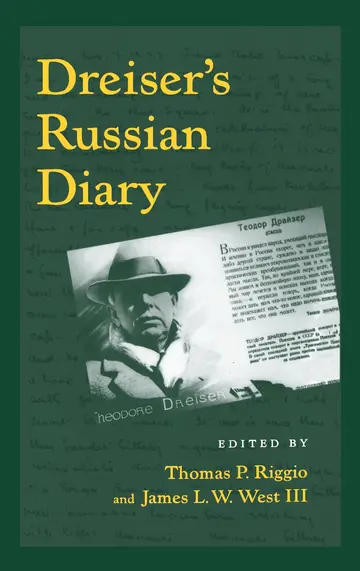 Cover of Dreiser's Russian Diary
