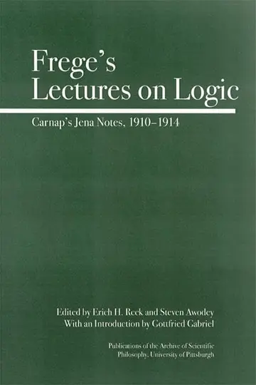 Cover of Frege's Lectures on Logic