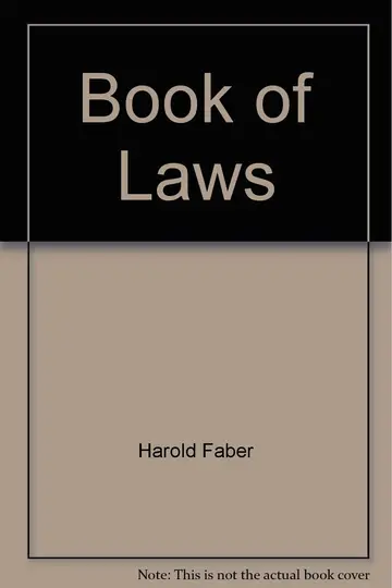 Cover of The Book of laws