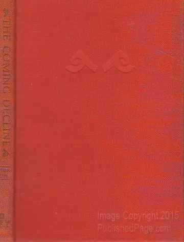 Cover of The coming decline of the Chinese Empire