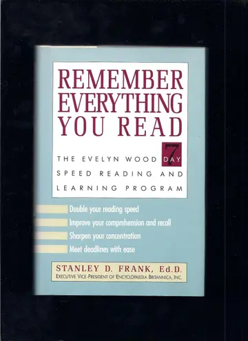 Cover of Remember Everything You Read