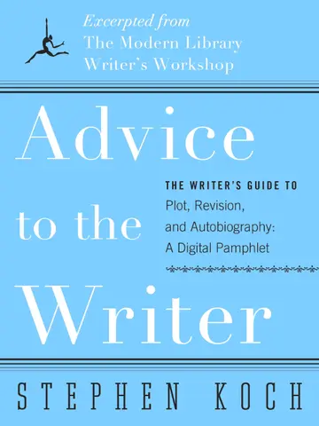 Cover of Advice to the Writer