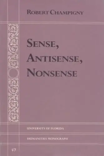 Cover of Sense, Antisense, Nonsense