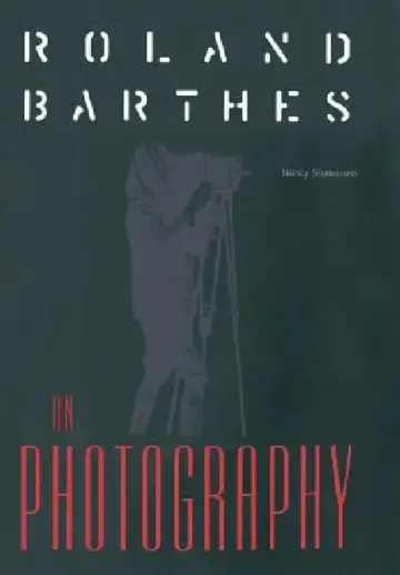 Cover of Roland Barthes on Photography