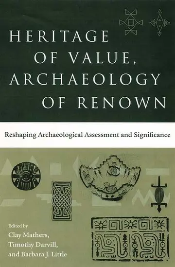 Cover of Heritage of Value, Archaeology of Renown