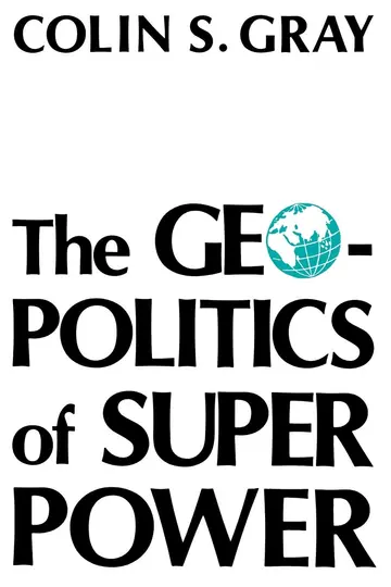 Cover of The Geopolitics of Super Power