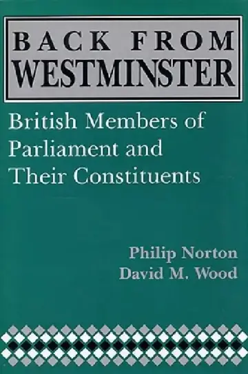 Cover of Back from Westminster