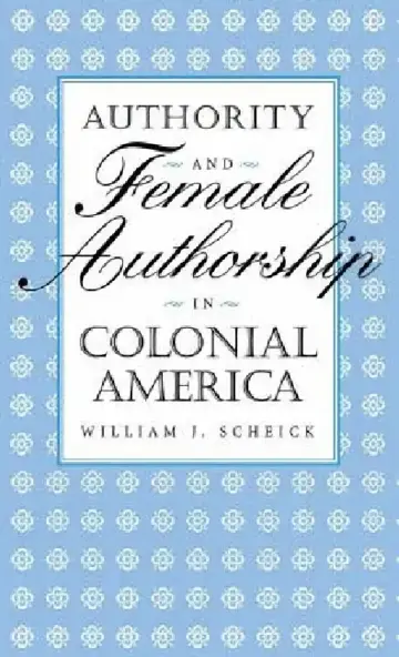 Cover of Authority & Female Authorship