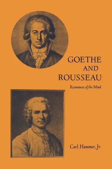 Cover of Goethe and Rousseau