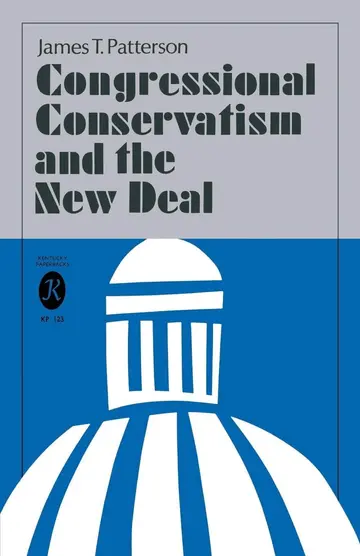 Cover of Congressional Conservatism and the New Deal