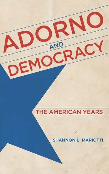 Cover of Adorno and Democracy