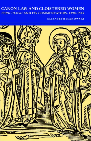 Cover of Canon Law and Cloistered Women