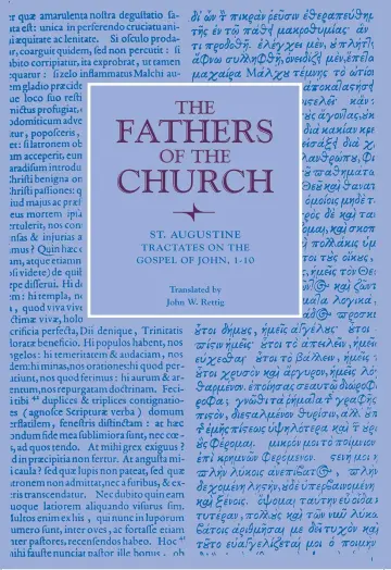 Cover of Tractates on the Gospel of John 1-10