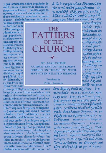 Cover of Commentary on the Lord's Sermon on the Mount