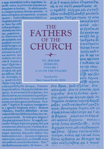 Cover of Homilies, Volume 1 (1-59 on the Psalms)