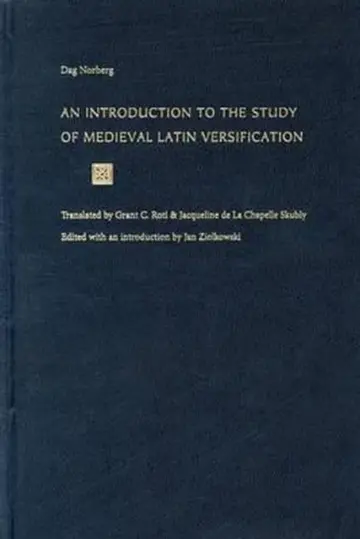 Cover of An Introduction to the Study of Medieval Latin Versification