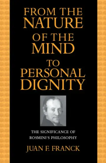 Cover of From the Nature of the Mind to Personal Dignity