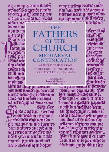 Cover of Questions Concerning Aristotle's on Animals