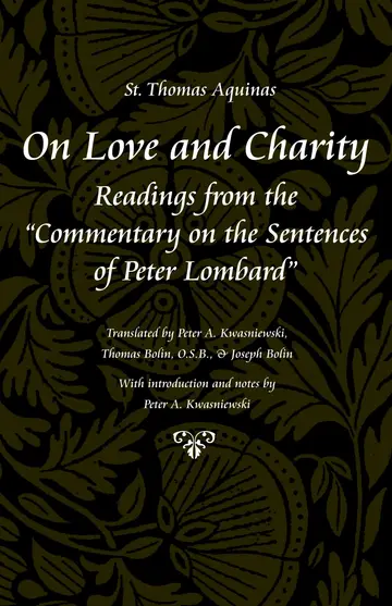 Cover of On Love and Charity