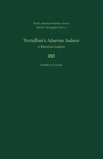 Cover of Tertullian's Aduersus Iudaeos