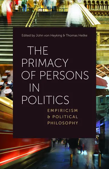 Cover of The Primacy of Persons in Politics