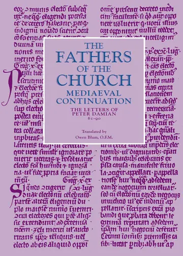 Cover of The Letters of Peter Damian 61-90