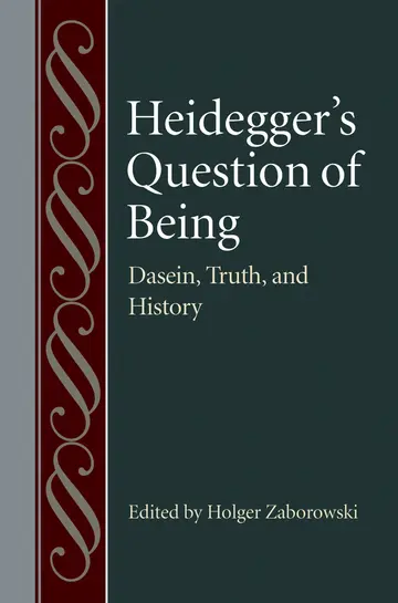 Cover of Heidegger's Question of Being