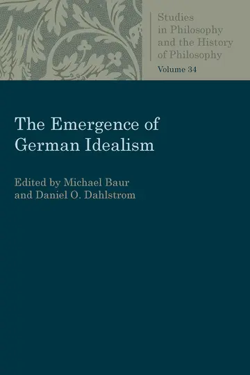 Cover of The Emergence of German Idealism