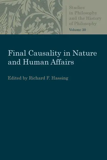 Cover of Final Causality in Nature and Human Affairs
