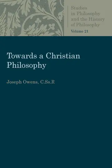 Cover of Towards a Christian Philosophy