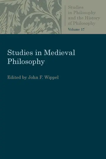 Cover of Studies in Medieval Philosophy