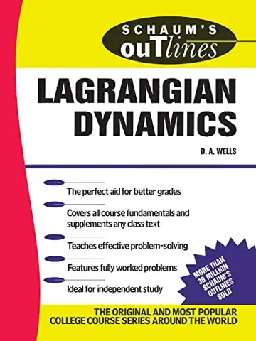 Cover of Schaum's Outline of Lagrangian Dynamics