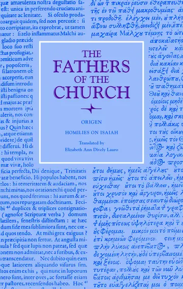 Cover of Homilies on Isaiah