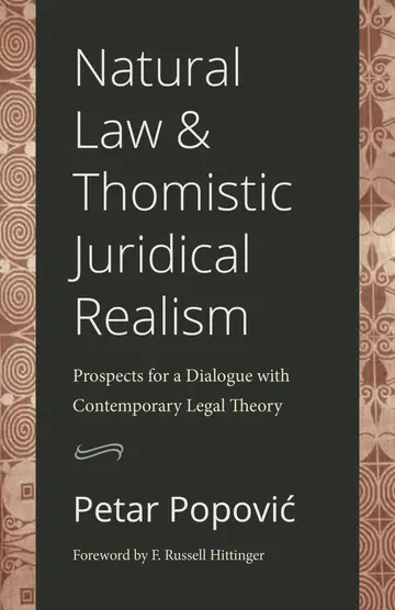 Cover of Natural Law and Thomistic Juridical Realism