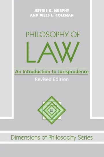 Cover of Philosophy of Law
